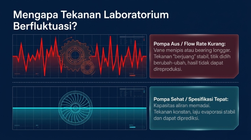 rotary evaporator - peran vacuum pump rotavap