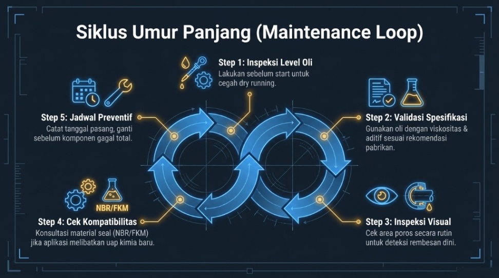 oil seal - cara memperpanjang umur