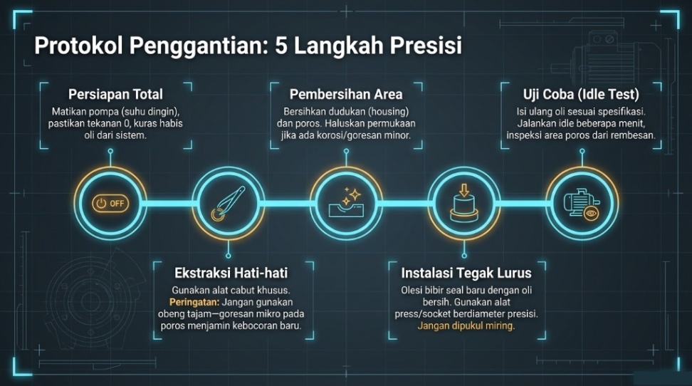 oil seal - cara penggantian