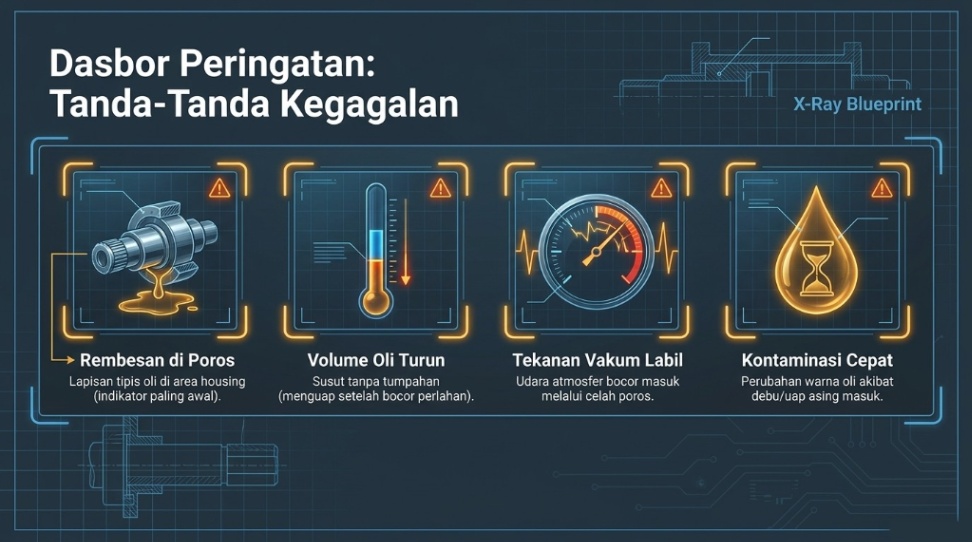 oil seal - tanda mulai bermasalah